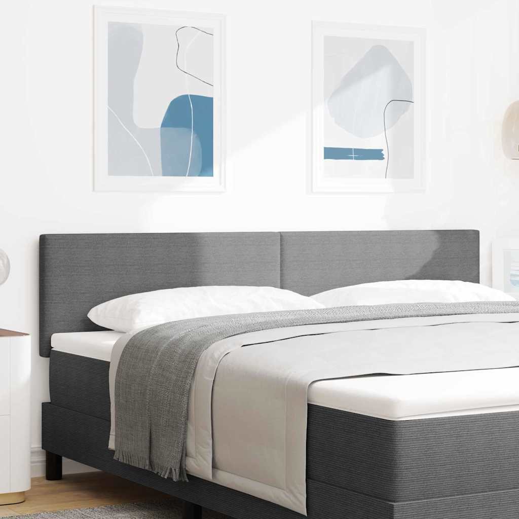 Testiera Grigio chiaro 180 cm Tessuto in Cords | homemem39