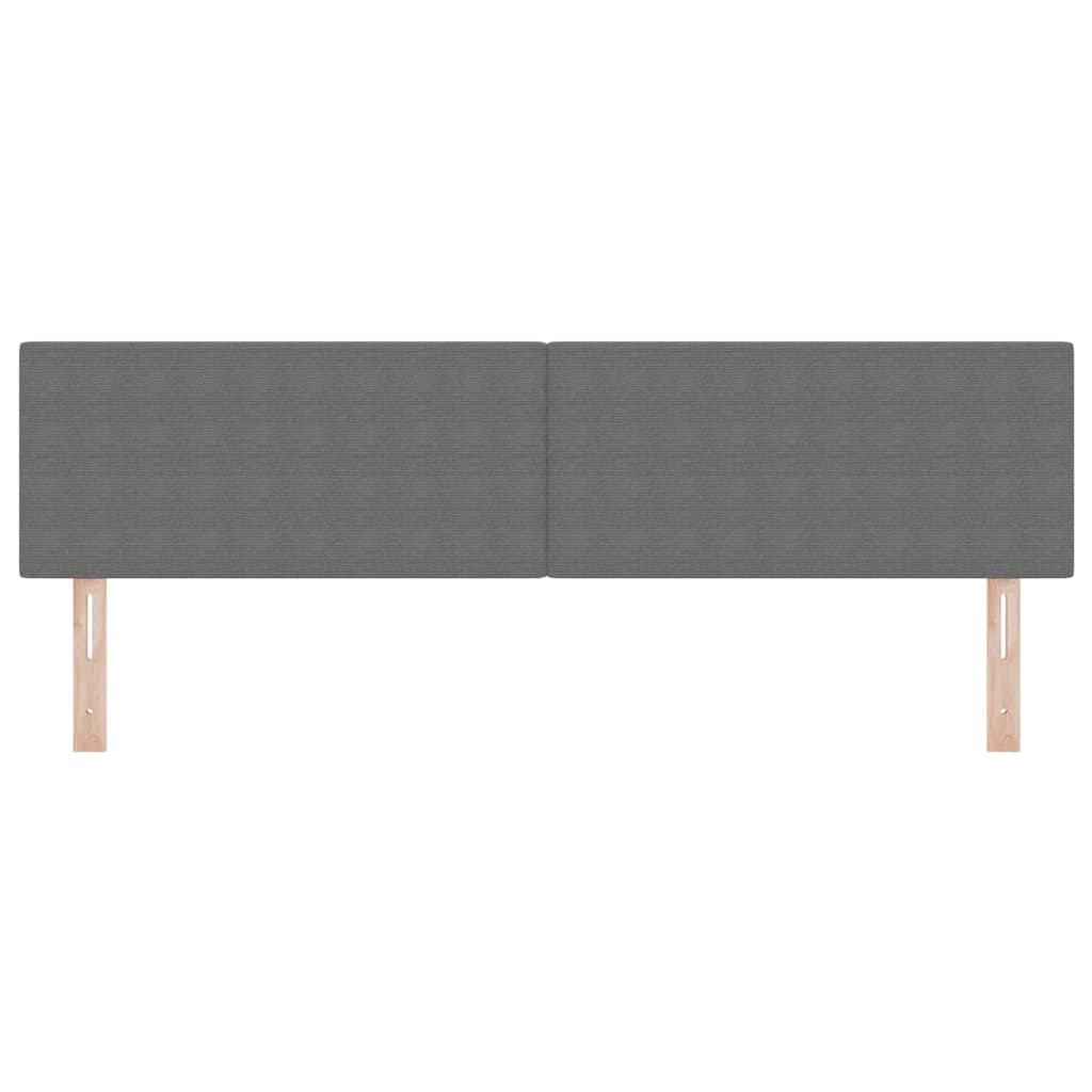 Testiera Grigio chiaro 180 cm Tessuto in Cords | homemem39