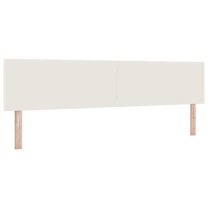 Testiera Crema 200 cm Tessuto in Cords | homemem39