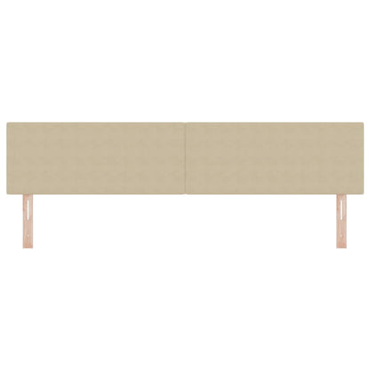 Testiera Grigio Verde Chiaro 200 cm Tessuto in Cords | homemem39