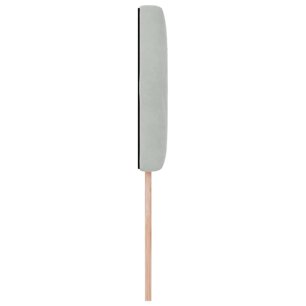 Testiera Grigio chiaro 90 cm Velluto
