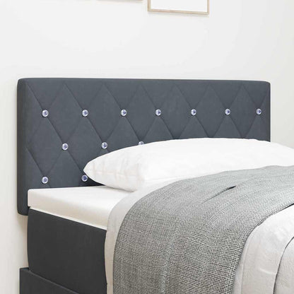 Testiera Grigio scuro 90 cm Velluto