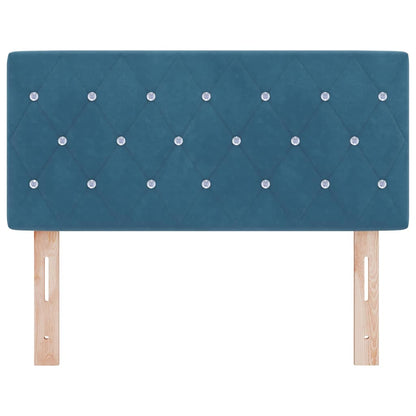 Testiera con testiera Blu Scuro 90 cm Pelle Sintetica