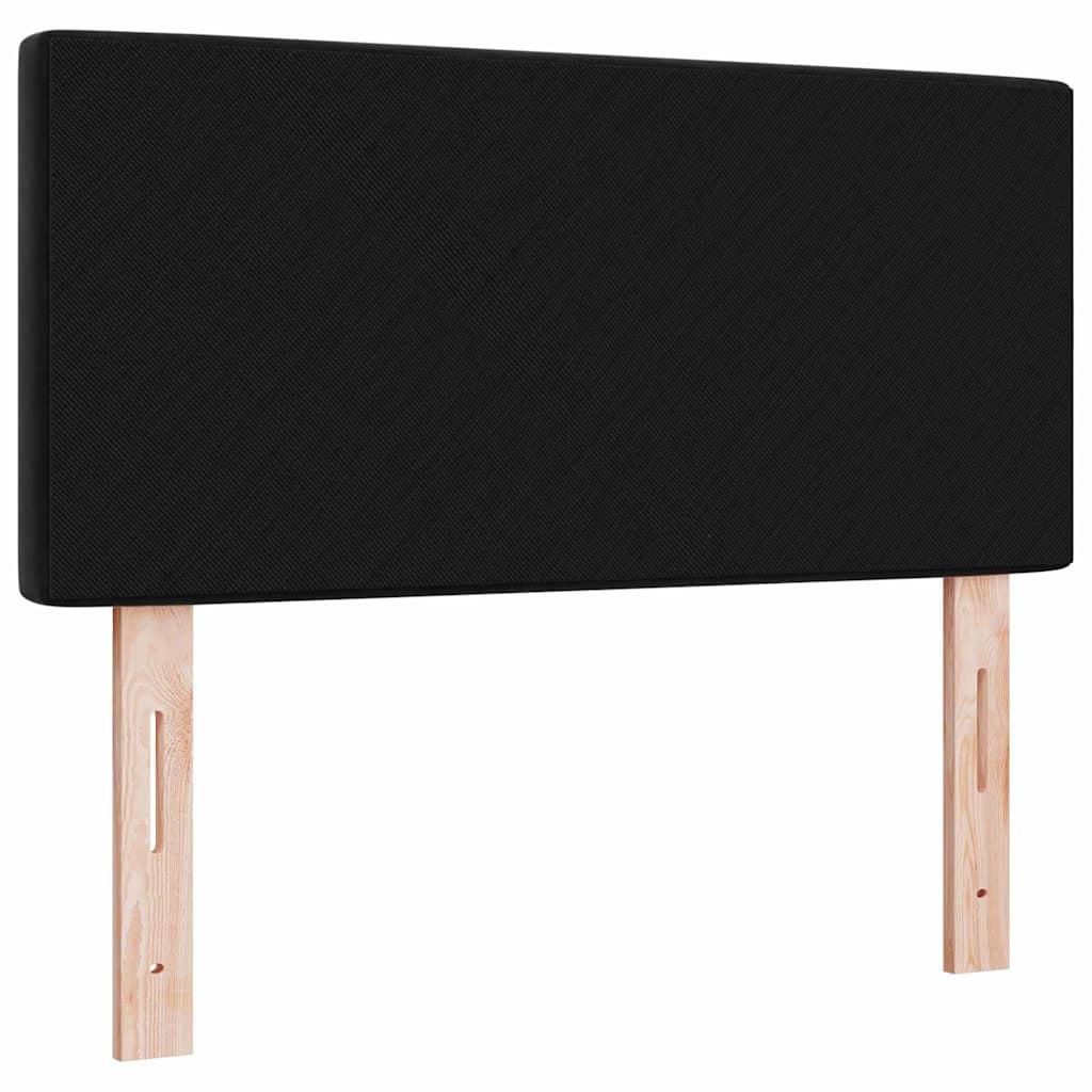 Testiera Nero 100 cm Velluto