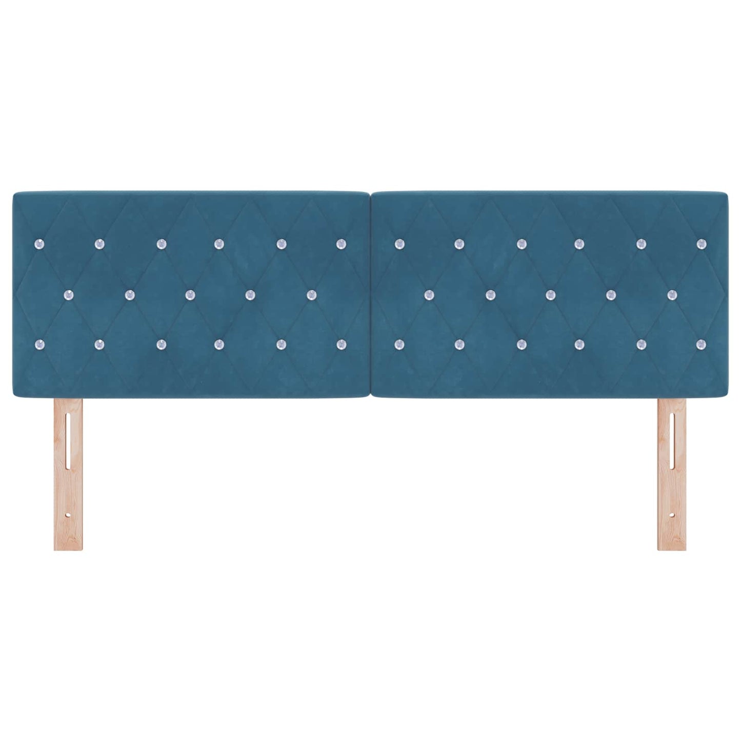 Testiera Blu Scuro 144 cm Velluto | homemem39