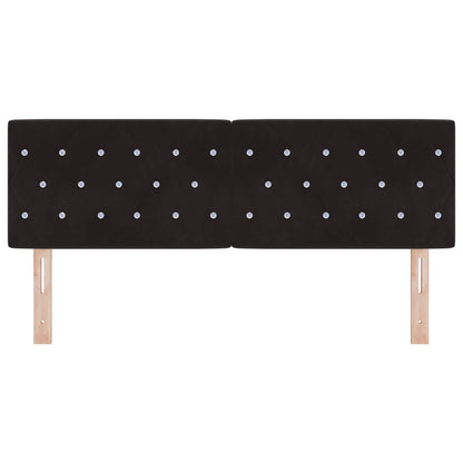 Testiera Nero 160 cm Velluto | homemem39