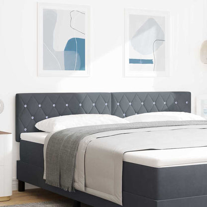 Testiera Grigio scuro 180 cm Velluto