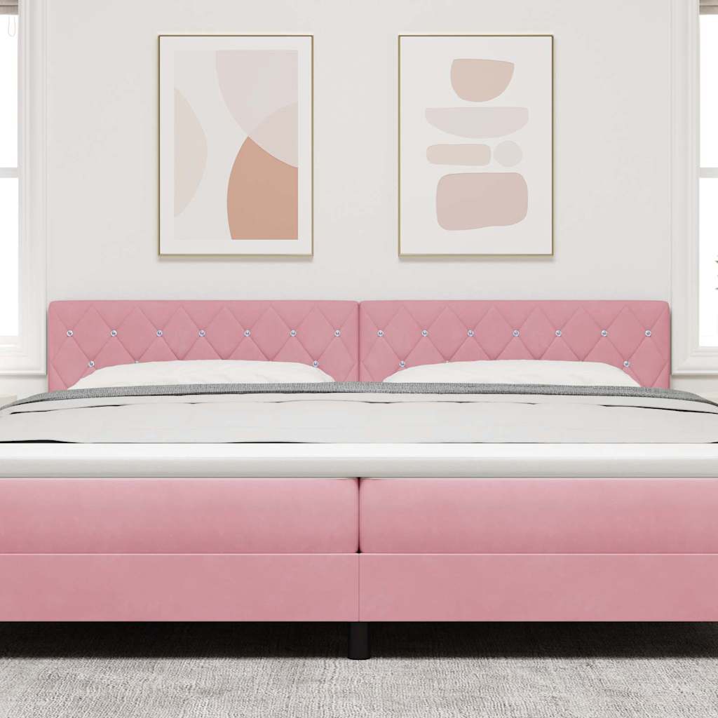 Testiera Rosa 200 cm Velluto | homemem39