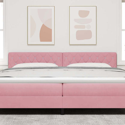 Testiera Rosa 200 cm Velluto | homemem39