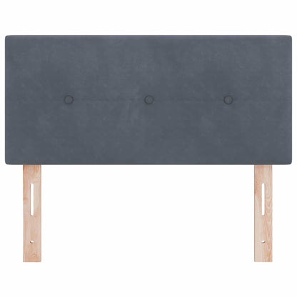 Testiera con testiera Grigio scuro 80 cm Pelle Sintetica