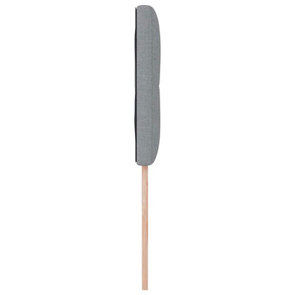 Testiera regolabile in altezza Grigio chiaro 100 cm Tessuto