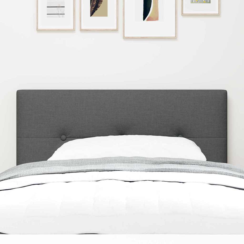 Testiera con testiera Grigio scuro 100 cm Pelle Sintetica