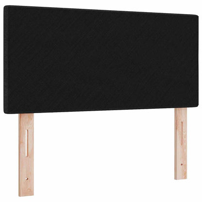 Testiera regolabile in altezza con testiera Nero 100 cm Tessuto
