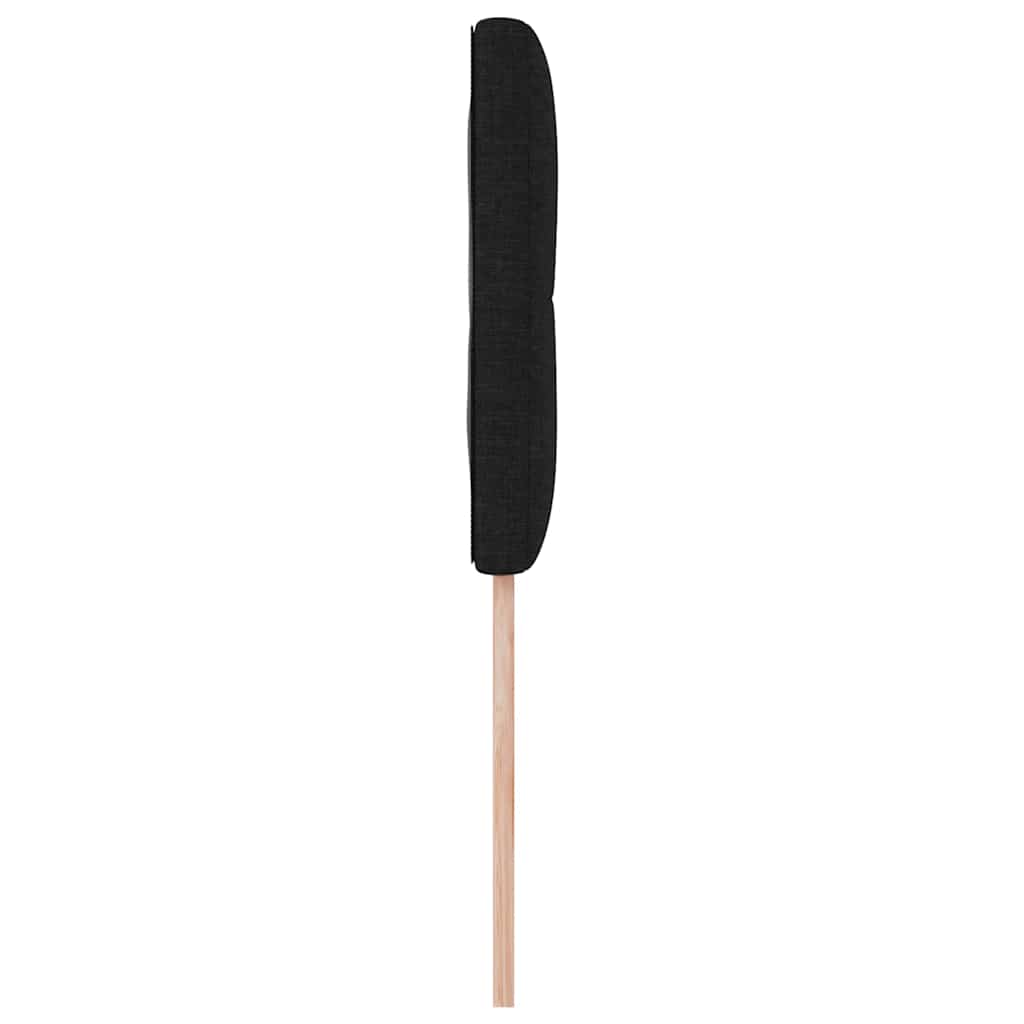 Testiera regolabile in altezza con testiera Nero 100 cm Tessuto