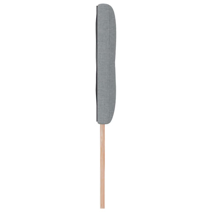 Testiera regolabile in altezza Grigio chiaro 144 cm Tessuto