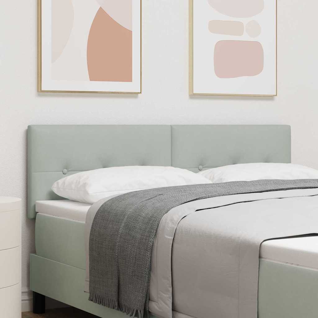 Testiera Grigio chiaro 160 cm Velluto | homemem39