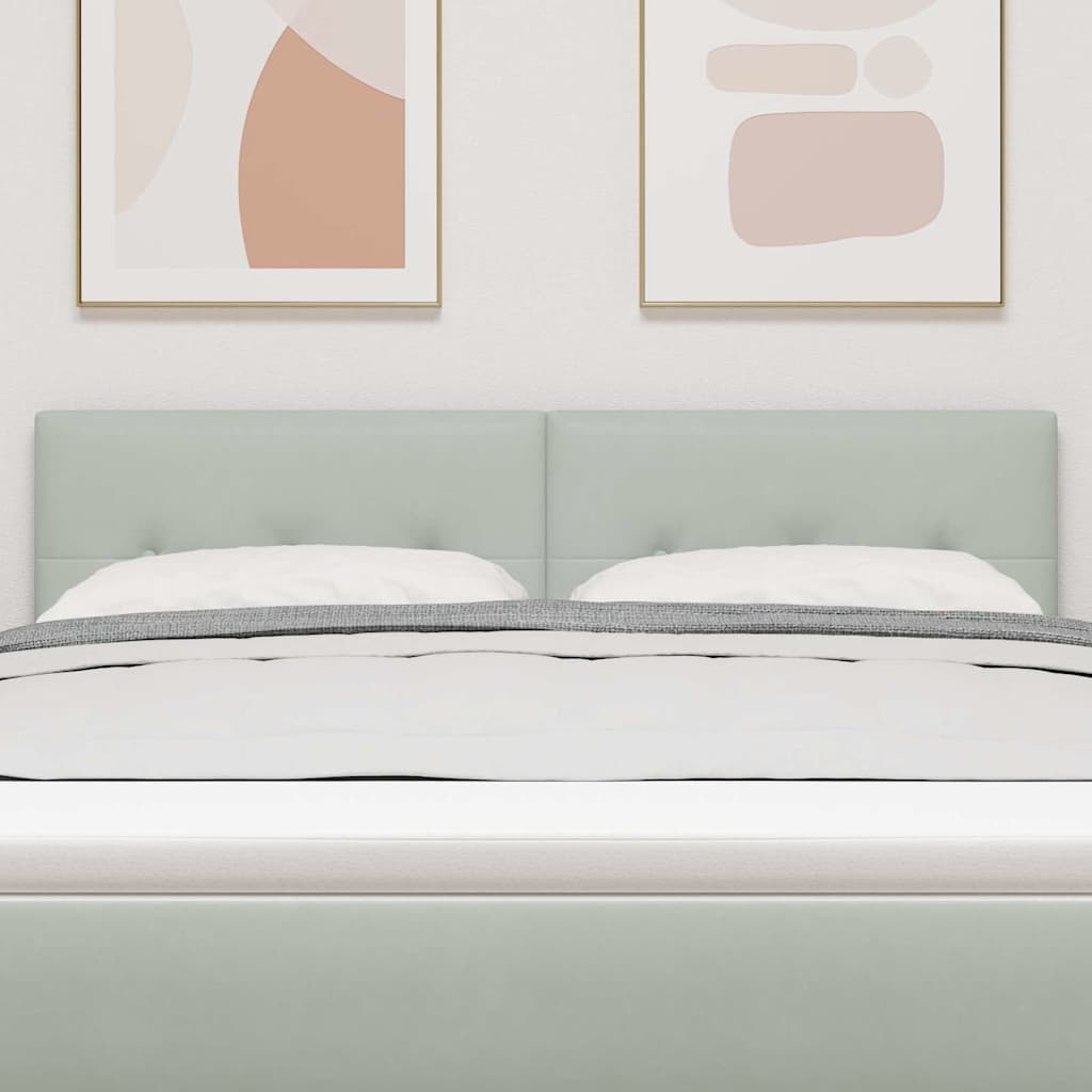 Testiera Grigio chiaro 160 cm Velluto | homemem39