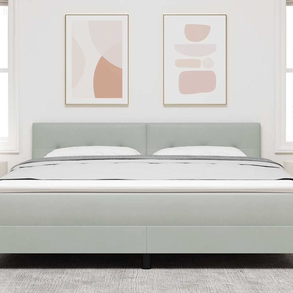 Testiera Grigio chiaro 180 cm Velluto | homemem39