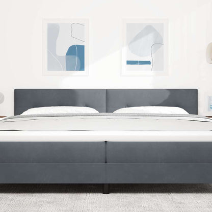 Testiera Grigio scuro 200 cm Velluto | homemem39