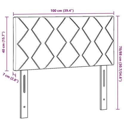 Testiera con testiera Talpa 100 cm Pelle Sintetica