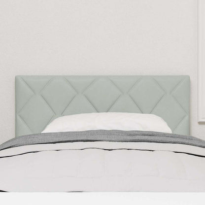 Testiera con testiera Grigio chiaro 100 cm Velluto