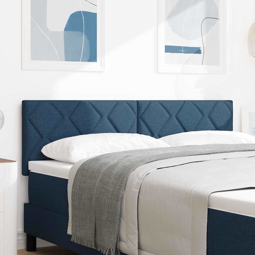 Testiera Blu 144 cm Tessuto | homemem39