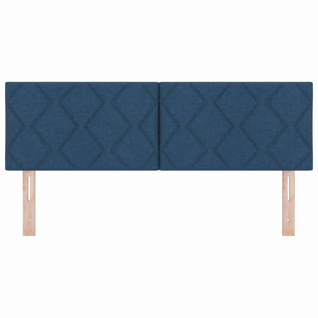 Testiera Blu 144 cm Tessuto | homemem39