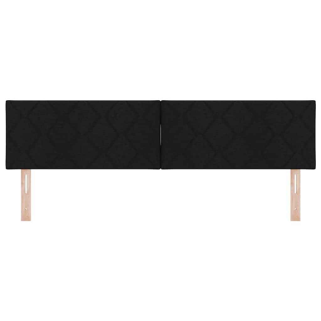 Testiera Nero 180 cm Tessuto | homemem39