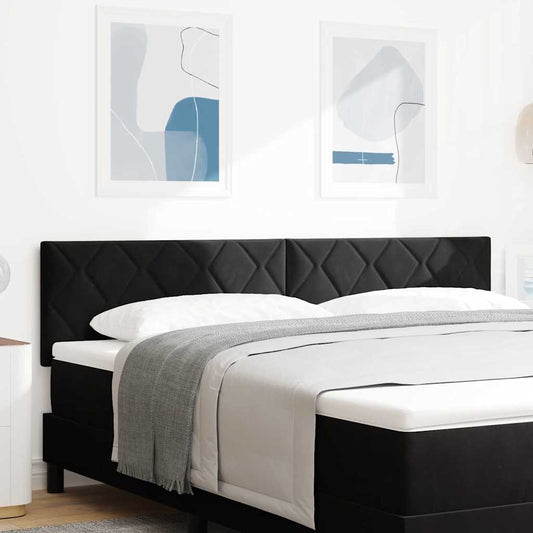 Testiera Nero 180 cm Velluto | homemem39
