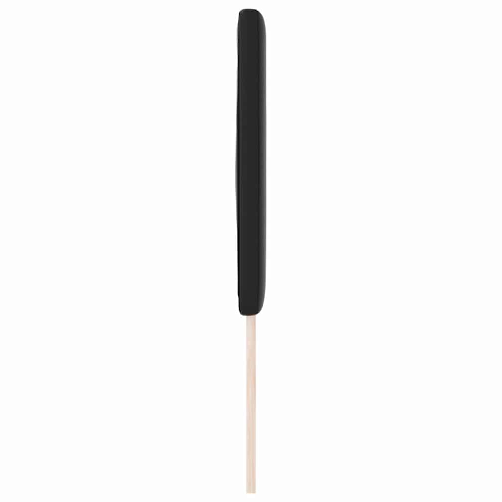 Testiera LED Nero 180 cm Pelle Sintetica