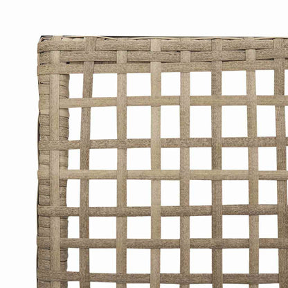 Sedia da Giardino 2 pcs Beige 53 x 60 x 85cm polyrattan - homemem39