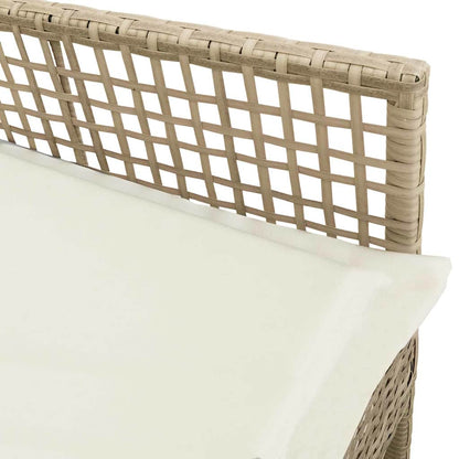 Sedia da Giardino 2 pcs Beige 53 x 60 x 85cm polyrattan - homemem39