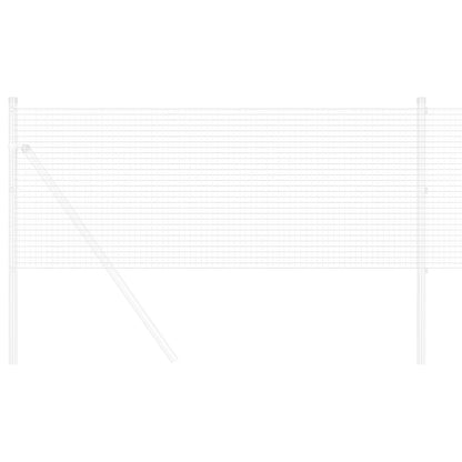 Recinzione in Rete Saldato Argento 0.8 x 10 m