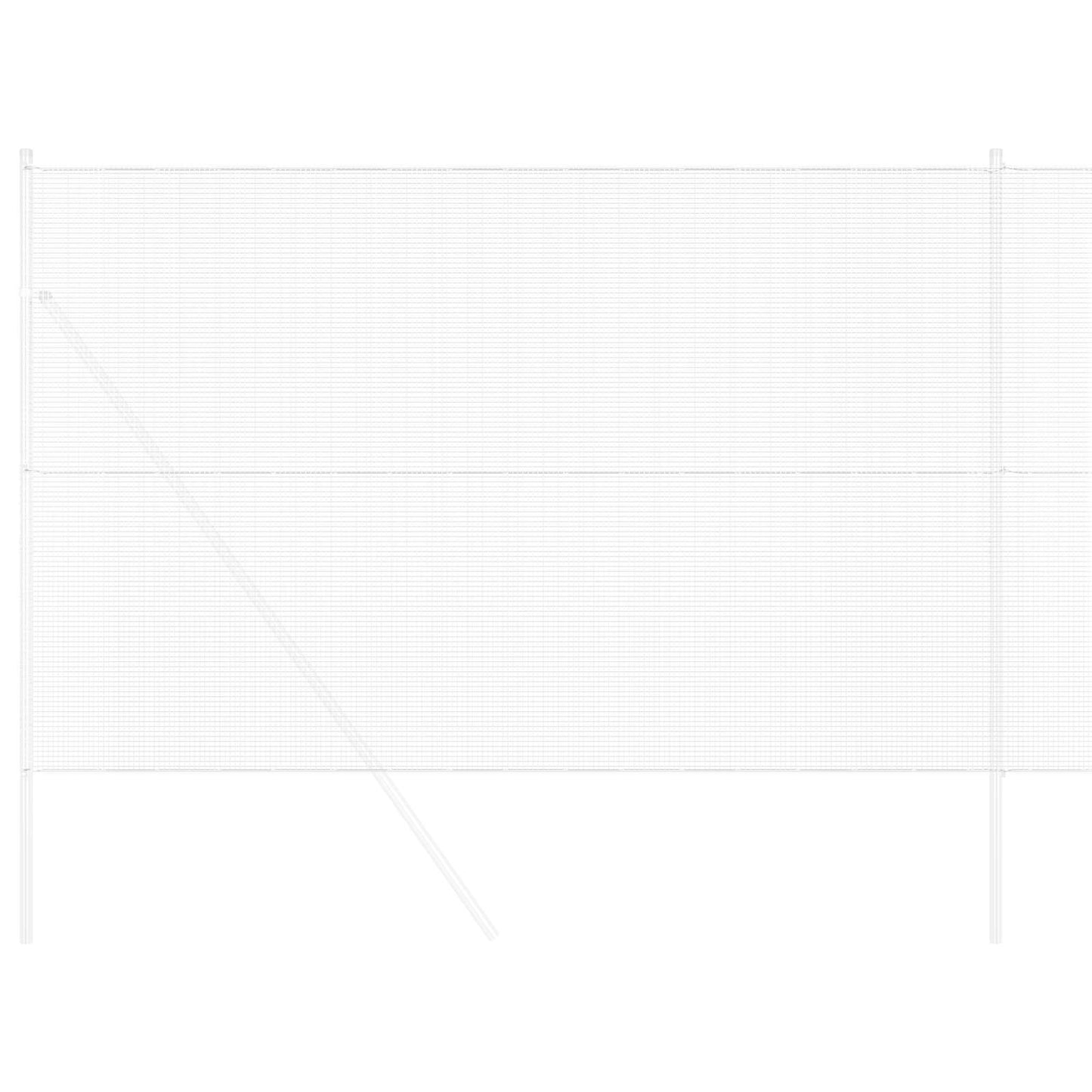 Recinzione in Rete Saldato Argento 1.6 x 25 m