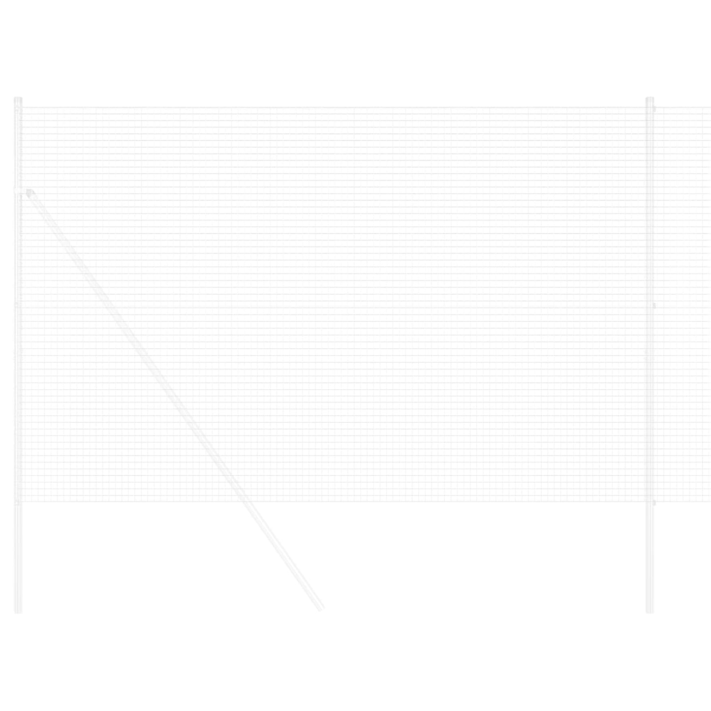 Recinzione in Rete Saldato Argento 1.6 x 25 m