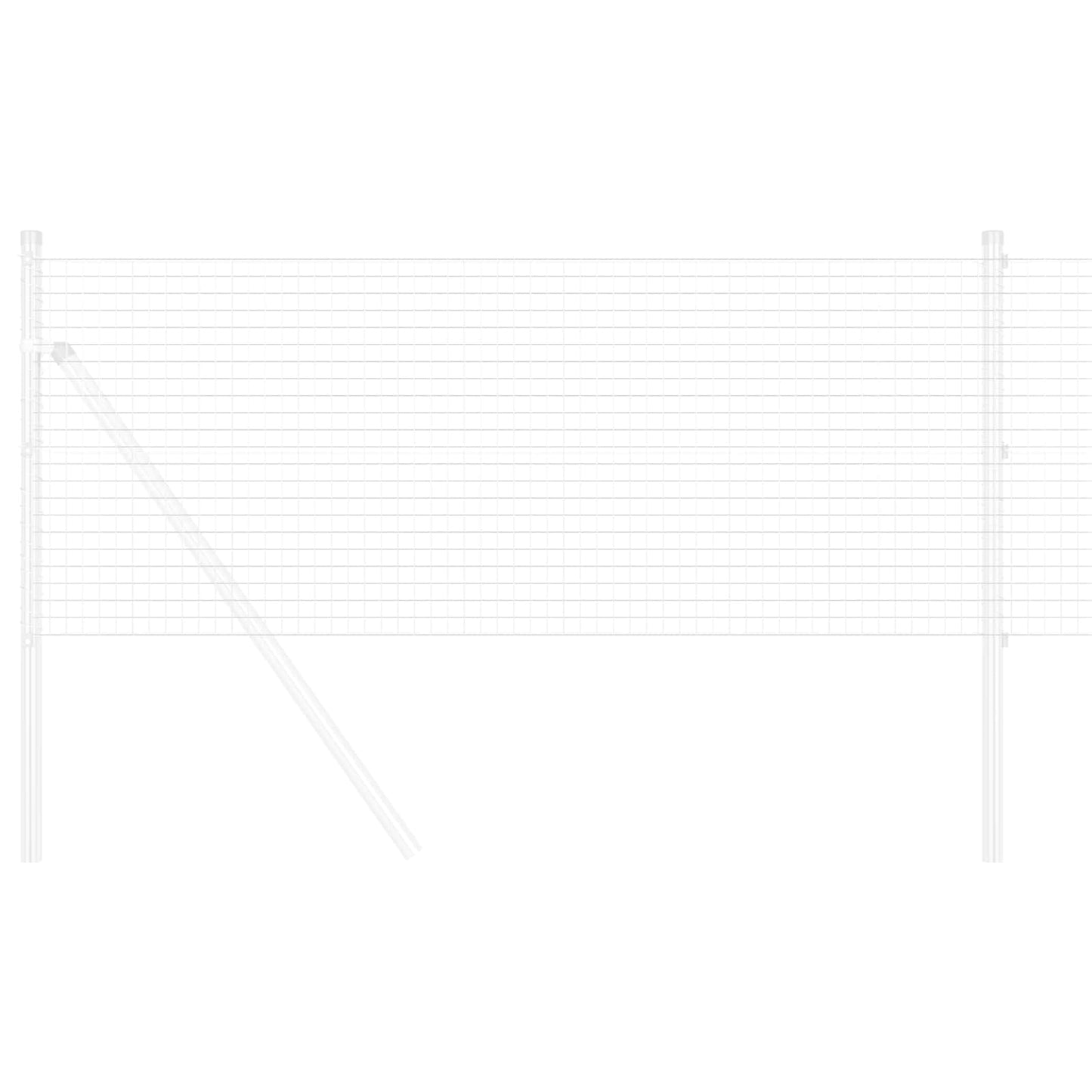 Recinzione in Rete Saldato Argento 0.5 x 50 m