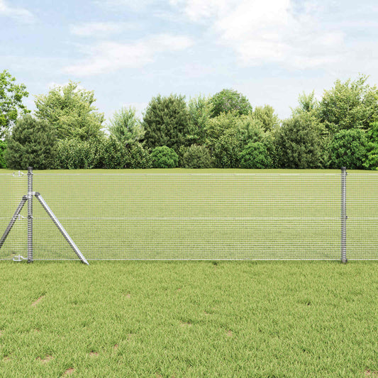 Recinzione in Rete Saldato Argento 0.5 x 100 m