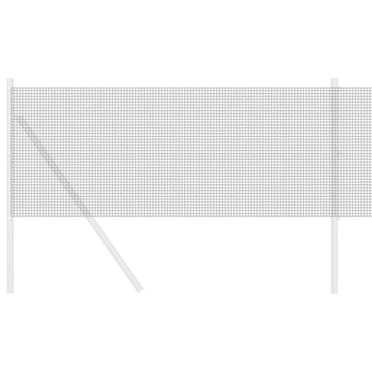 Recinzione in Rete Saldato Grigio 0.6 x 10 m