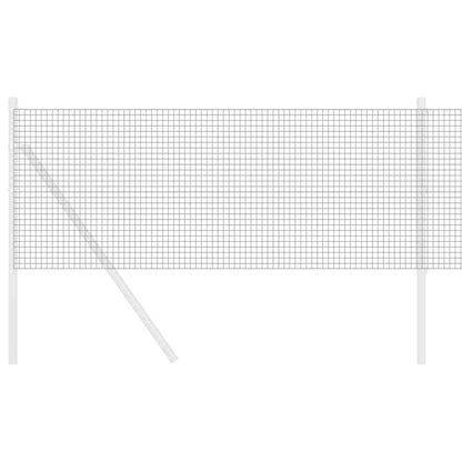 Recinzione in Rete Saldato Grigio 0.6 x 10 m