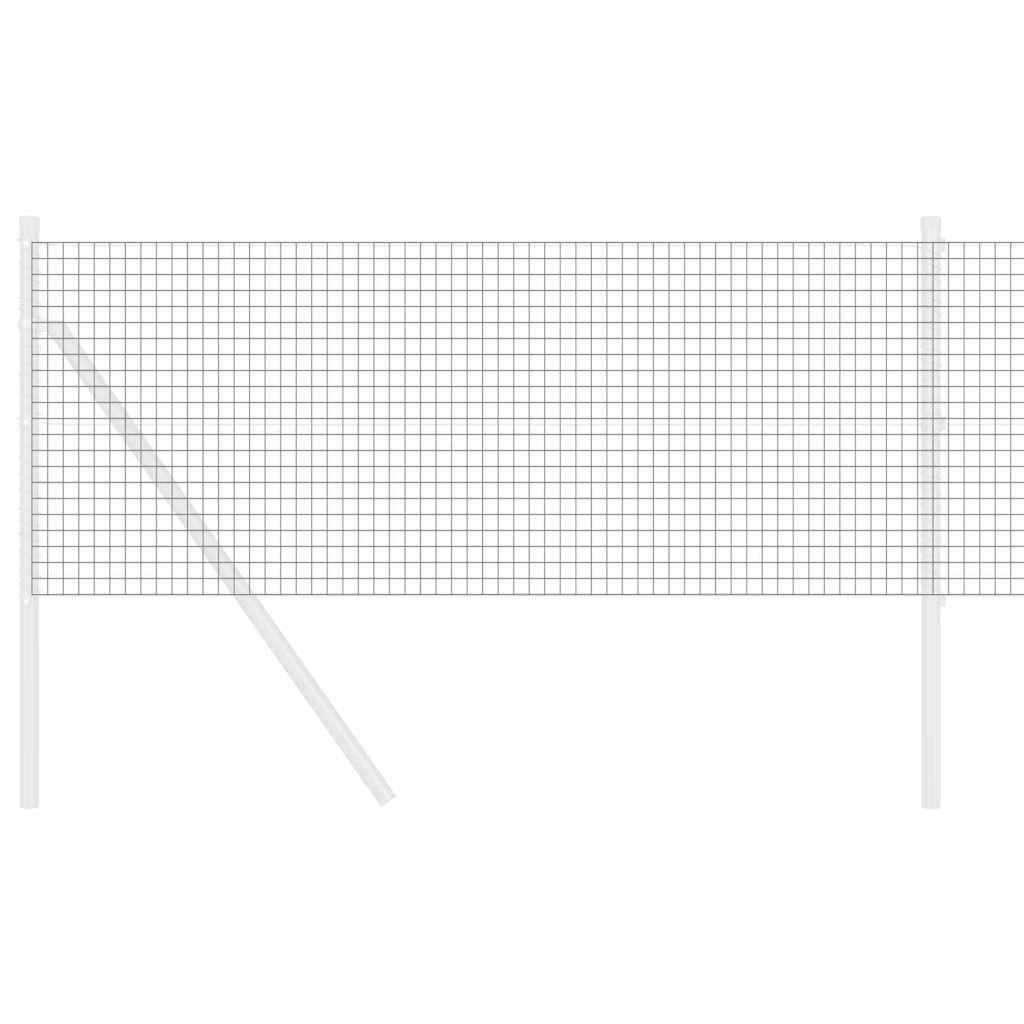 Recinzione in Rete Saldato Grigio 0.6 x 10 m