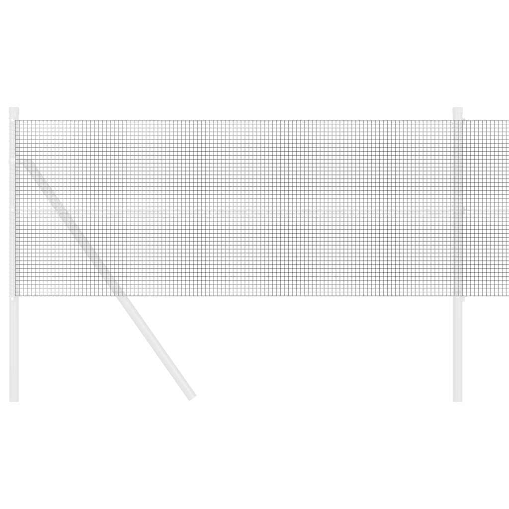 Recinzione in Rete Saldato Grigio 0.8 x 10 m