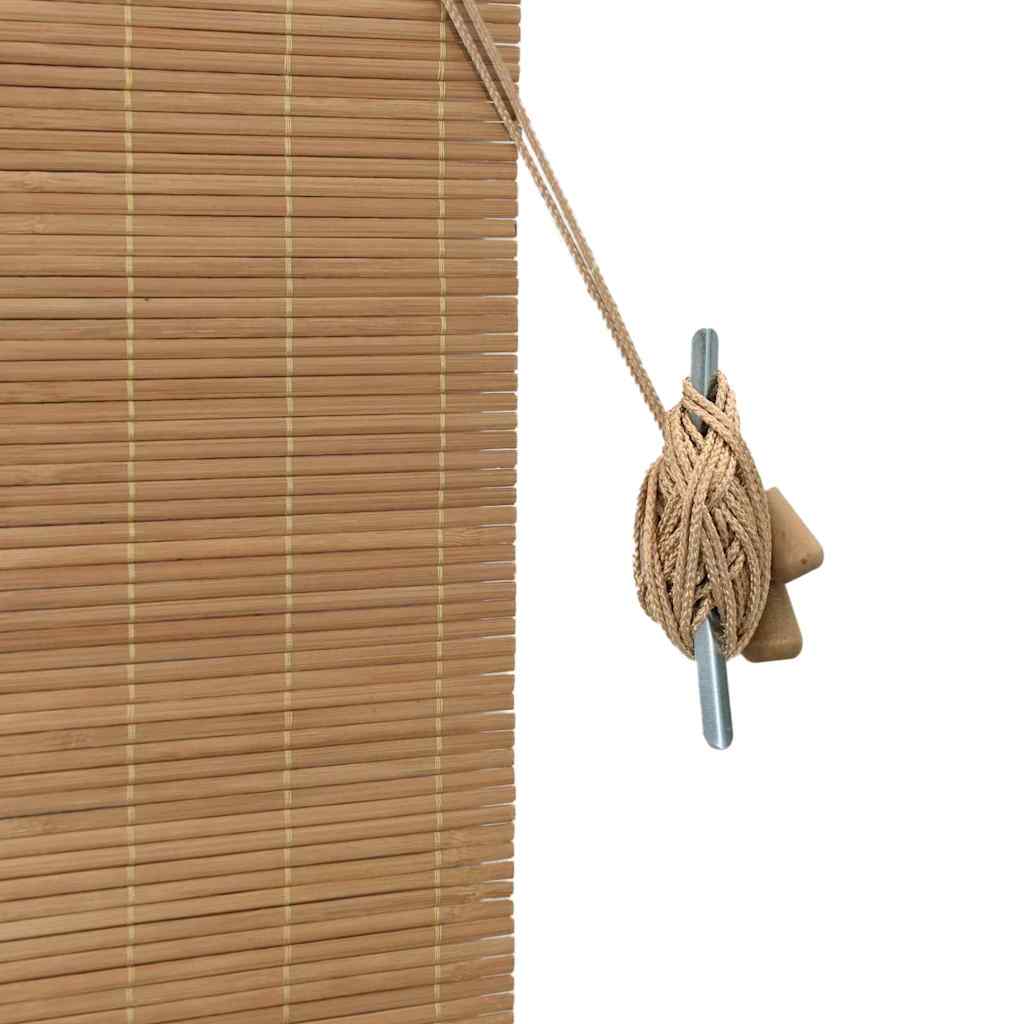Tenda a rullo con tende Marrone 90 x 160 cm Bambù | homemem39
