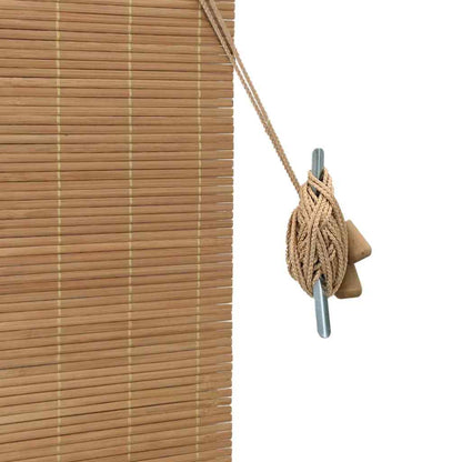 Tenda a rullo Marrone 120 x 220 cm Bambù