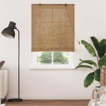 Tenda a rullo Marrone 120 x 220 cm Bambù