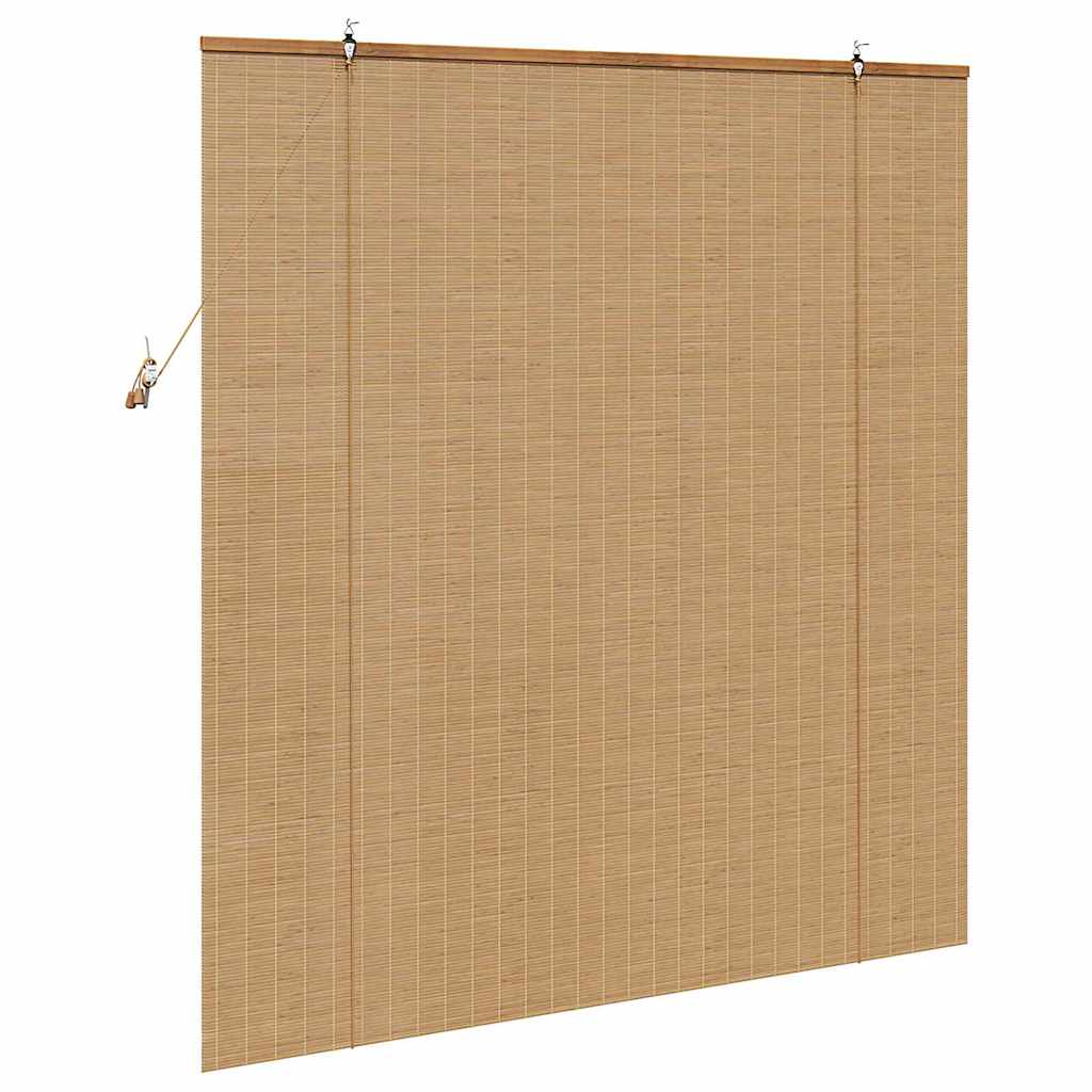 Tenda a rullo con tende Marrone 140 x 160 cm Bambù | homemem39