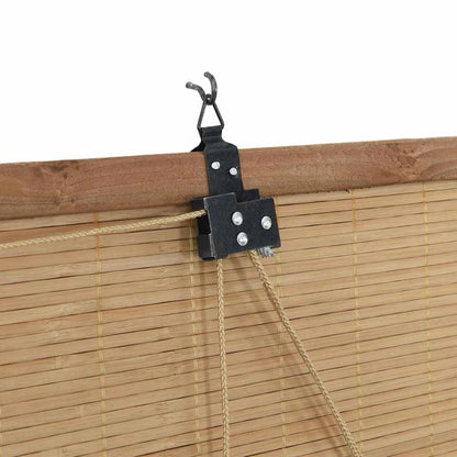 Tenda a rullo con tende Marrone 140 x 220 cm Bambù | homemem39