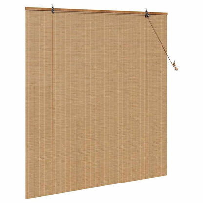 Tenda a rullo con tende Marrone 150 x 160 cm Bambù | homemem39