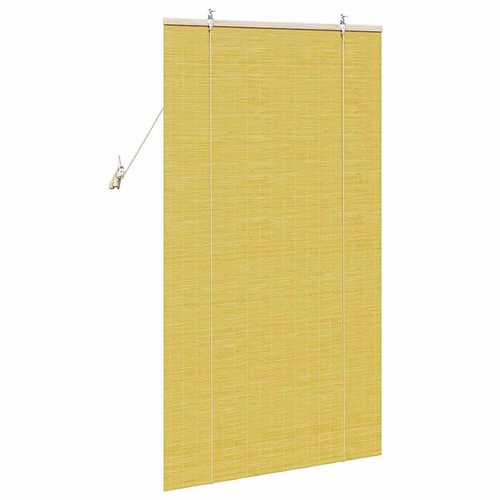 Tenda a rullo con tende Giallo 80 x 160 cm Bambù | homemem39
