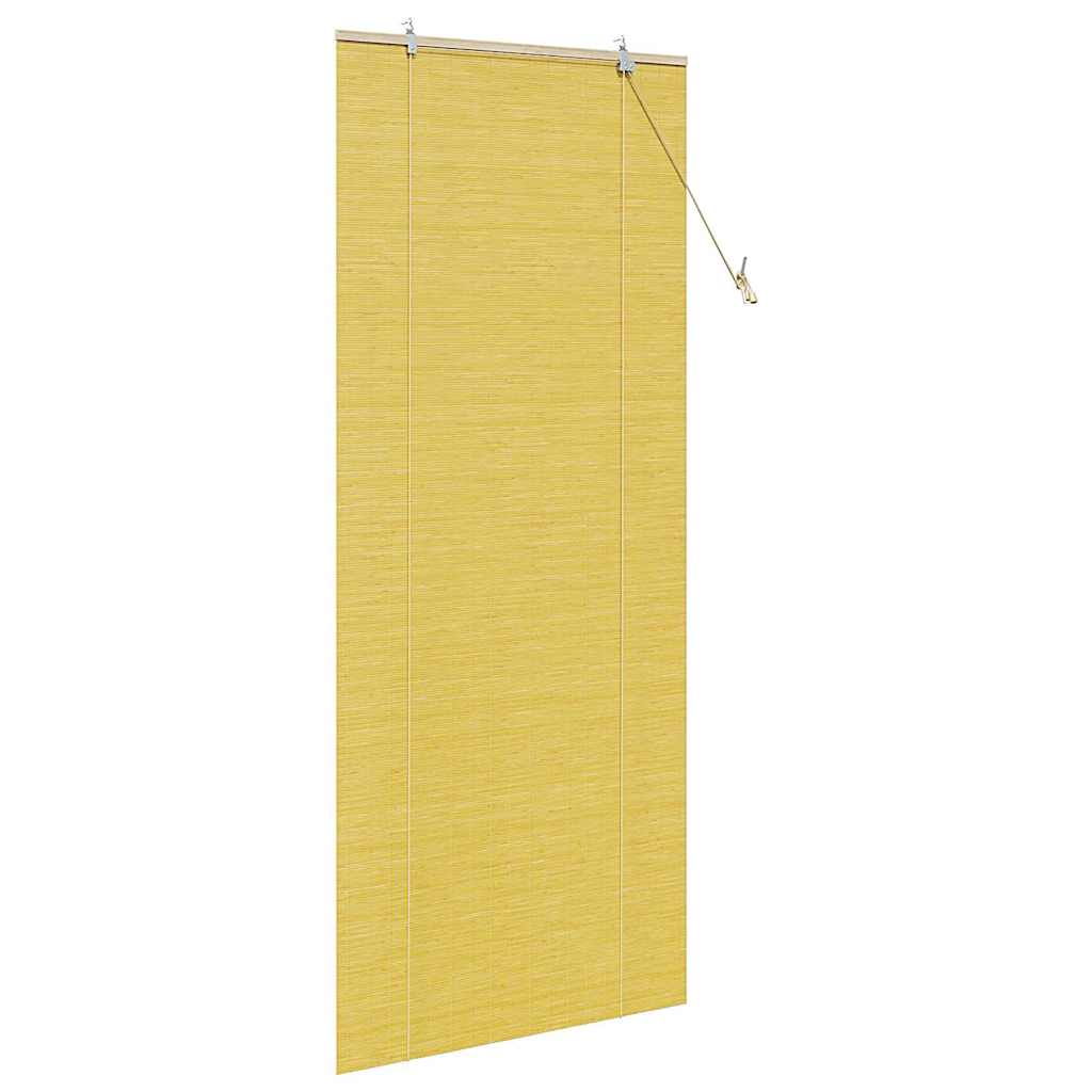 Tenda a rullo con tende Giallo 80 x 220 cm Bambù | homemem39