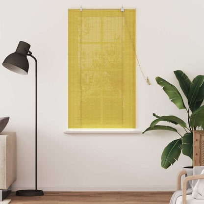 Tenda a rullo con tende Giallo 90 x 160 cm Bambù | homemem39